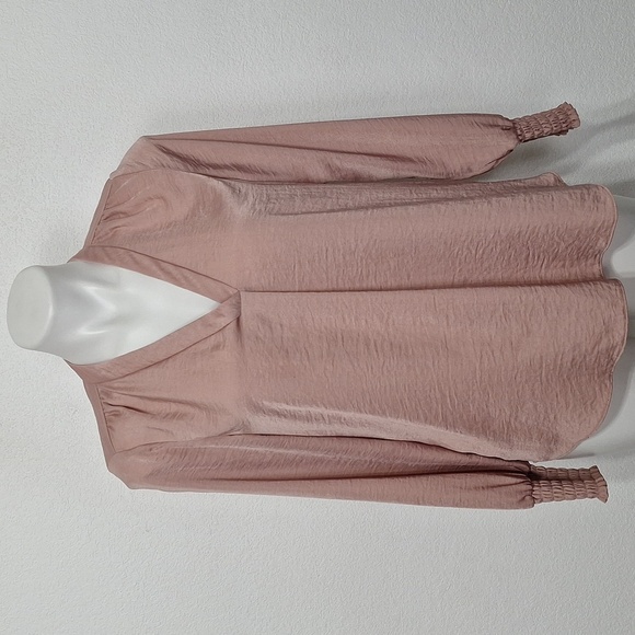 Alfani Cottagecore Coquette Barbie Pink Blouse Size Petite Medium (PM) - Picture 1 of 15
